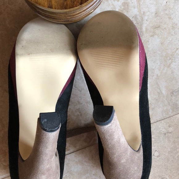 Steve Madden suede platform colorblock Mary Jane’s - Picture 5 of 5